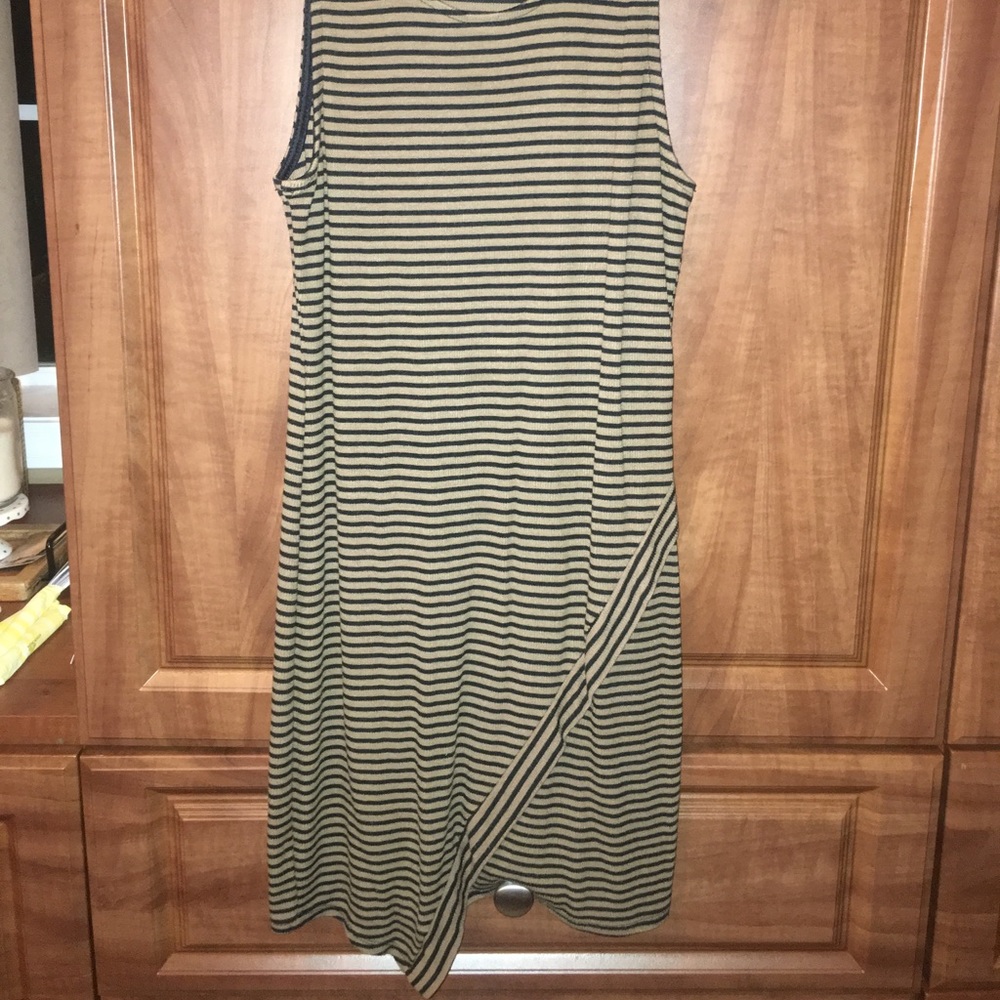 Stretchy striped dress